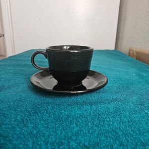 Fiesta 1 cup & 1 saucer black